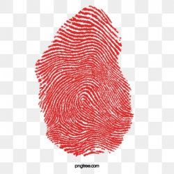 Red Fingerprints Png, Vector, PSD, and Clipart With ...