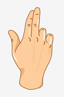 Three Finger Gestures Illustration, Finger, Hand, Back Of ...