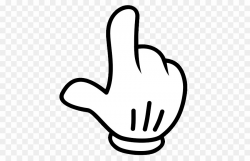 Cartoon Hand Point PNG Index Finger Cartoon Clipart download ...