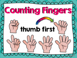 Counting Fingers Clipart - Thumb First | Guided reading ...
