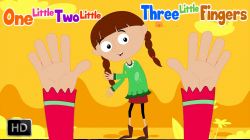 One Little Two Little Three Little Fingers | Ten Little Fingers | Finger  Family Song |