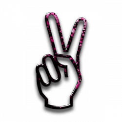Hand Peace Sign Clipart #2191971