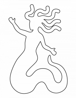 Medusa pattern. Use the printable outline for crafts, creating ...