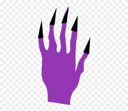 Clipart - Witches Finger Nails Clip Art, HD Png Download ...