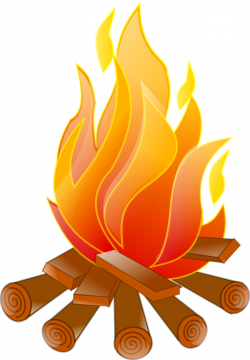 Campfire Fire Logs Burning Wood PNG Image - Picpng