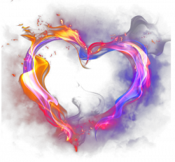 heart smoke fire flame love happyvalentinesday valentin...