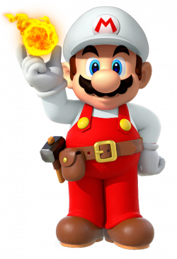 Fire Mario with Fireball by Banjo2015 on DeviantArt