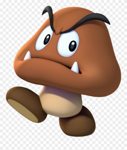 Fireball Clipart Mario Brothers - Goomba - Png Download ...