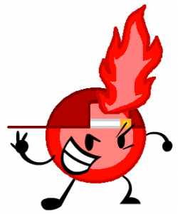 Red Firey the Crazy Fireball by DoubleBellXY on DeviantArt