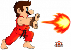 Mario's fireball by Mortdres on DeviantArt