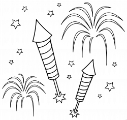 Exelent Firework Coloring Pages Printable Motif - Framing Coloring ...