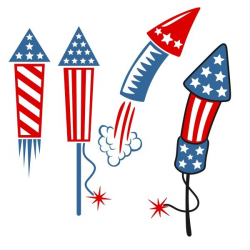 Red White And Blue Fireworks Clipart | Free download best ...