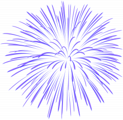 28+ Collection of Fireworks Clipart Blue | High quality, free ...