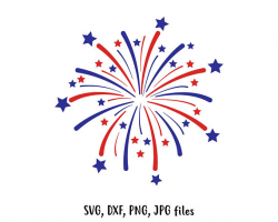 Fireworks SVG, 4th of July svg, USA Firework svg, America ...
