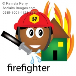 african american firefighter clipart & stock photography ...