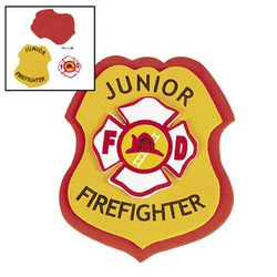 Firefighter / Fireman Badge DIY (6) | Crafty | Firefighter ...