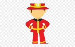 Firefighter Clipart Different Occupation - Png Download ...