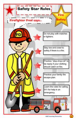 Poster: Community Helper Fire Safety | Classroom Posters ...