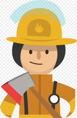 Firefighter Clip art - Heroic fireman