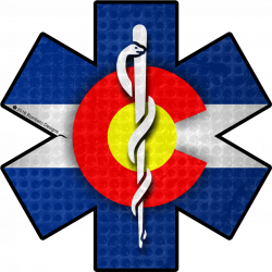 Colorado Star of Life Sticker – Bombero Designs