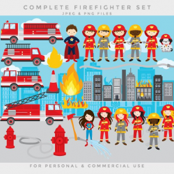 Firemen clipart fire engine clip art firefighters fire truck ...