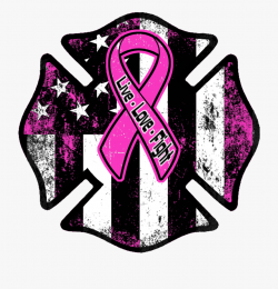 Breast Cancer Awareness Firefighter Decal - Firefighter ...