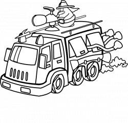 Firefighter Black And White | Clipart Panda - Free Clipart Images