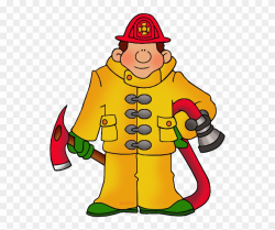Firefighter Clipart Teacher - Fireman Clip Art, HD Png ...