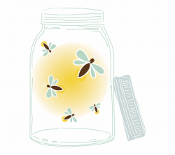 Pin Mason Jar With Fireflies Clipart Fireflies In - Clip Art ...