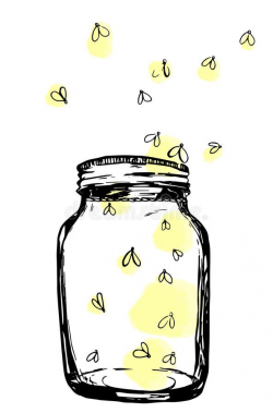 Image result for fireflies in a jar drawing | ink me ...
