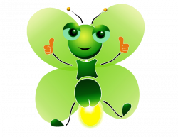 Butterfly Cartoon Light - Green firefly 800*618 transprent Png Free ...