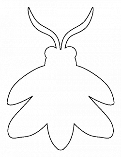 Firefly pattern. Use the printable outline for crafts, creating ...