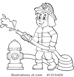 Featured image of post Fireman Clipart Black And White