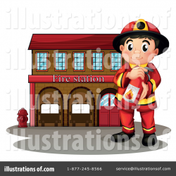 Fireman Clipart #1236352 - Illustration by Graphics RF