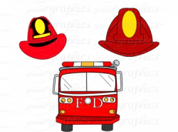 Firefighter Fireman Clip Art Digital Printable Clipart | Meylah