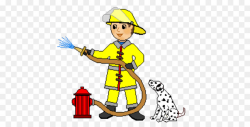 Firefighter Clipart clipart - Yellow, Line, Product ...