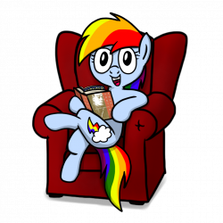 Image - FANMADE Rainbow Dash presents chair by fireplace.png | My ...