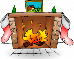 Holiday Fireplace Cliparts - Cliparts Zone
