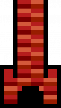 Clipart - Pixel Fireplace