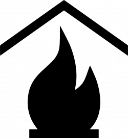 Fireplace Fire Traditional Real Estate Home Svg Png Icon Free ...