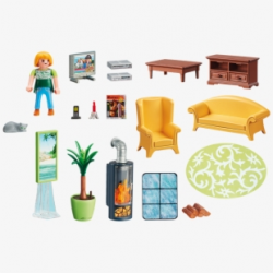 Living Room Clipart Fireplace Clipart - Set Playmobil Living ...