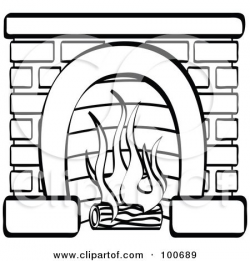 Free Fireplace Coloring Page | Printable | Coloring pages ...