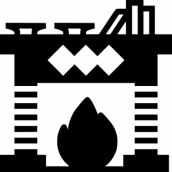 Fireplace Svg Png Icon Free Download (#539375) - OnlineWebFonts.COM