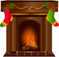 Transparent Christmas Fireplace clipart 8000x7743 | Clip Art ...