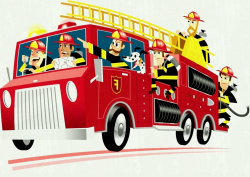 Firetruck Clipart B Hd Cartoon Fire Truck Clipartcow Library ...