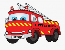 Fire Truck Clipart Track - Cartoon Fire Truck Png, Cliparts ...