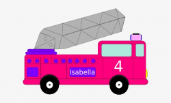 Fire Truck At Getdrawings Com Free For - Pink Fire Truck ...