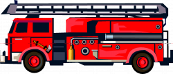 Fire truck clipart black and white free clipart - Clipartix