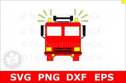 Fire Truck SVG / Firetruck SVG / Fire Truck Clipart / Fire ...