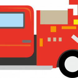 Clip Art Of Fire Engine - Real Clipart And Vector Graphics •